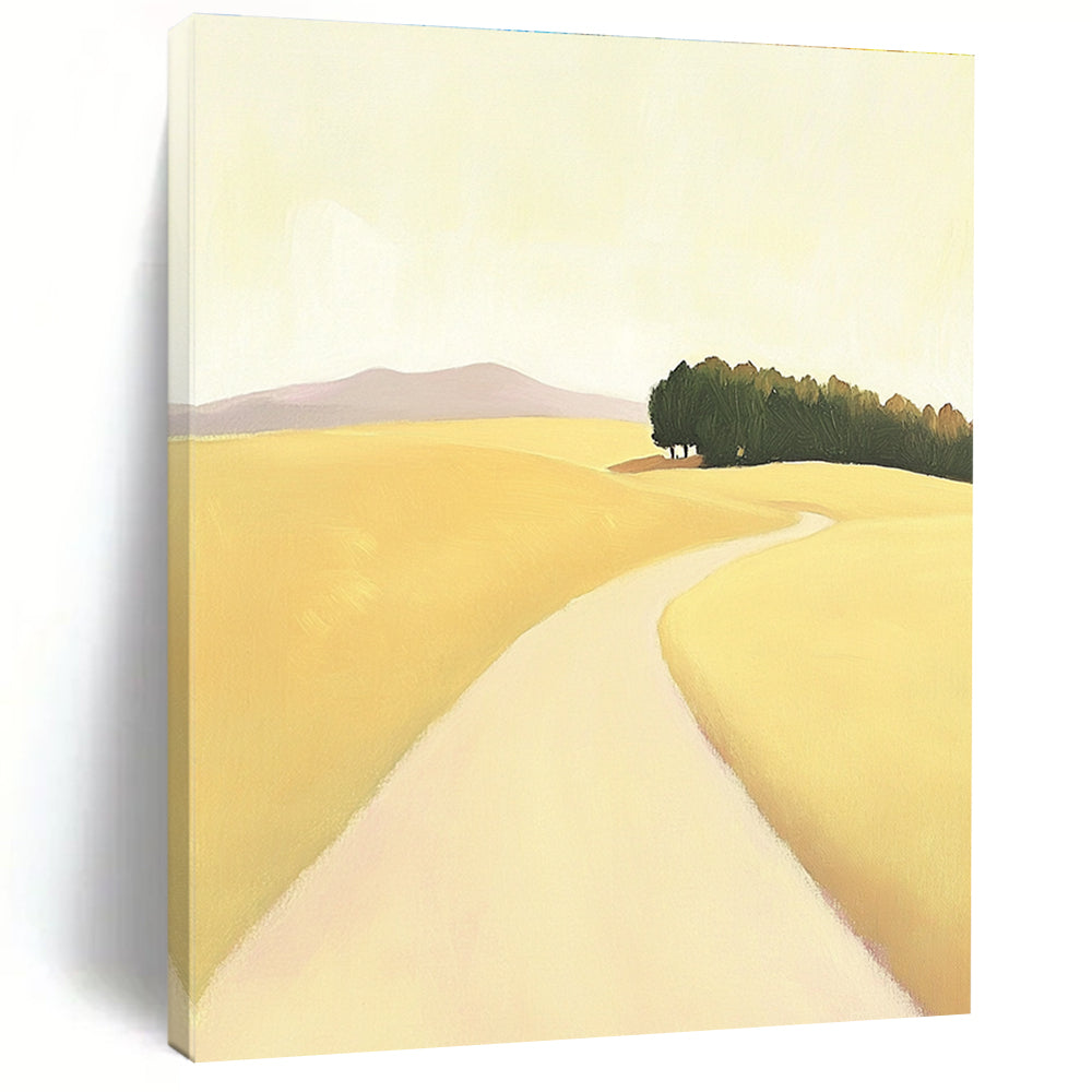 Yellow Field Path for Countryside - Style B&B & Minimalist Living Room STSC1167