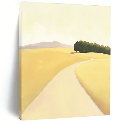 Yellow Field Path for Countryside - Style B&B & Minimalist Living Room STSC1167