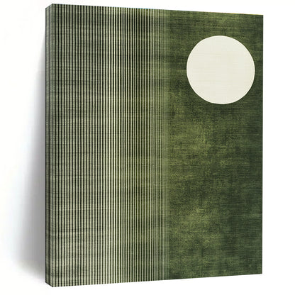 Green and White Geometric for Contemporary Office & Nature - Inspired Lounge STSC1251