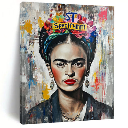 Frida - Inspired Portrait for Bohemian Home & Cultural Art Gallery STSC1128