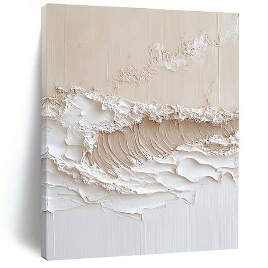 Textured Wave Art for Coastal Home Office & Spa Relaxation Area STSC1212