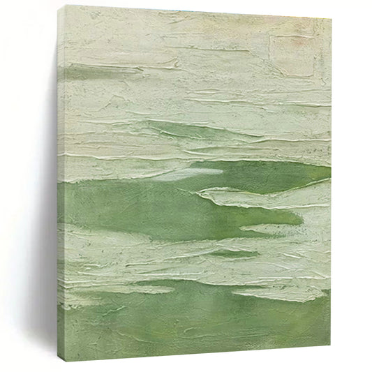 Light Green Textured Abstract Art for Eco - Friendly Home & Botanical Shop DLZ1234