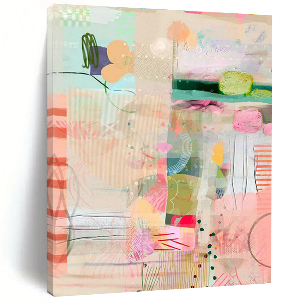 Pink - Themed Collage Art for Girly Fashion Studio Offices DLZ0151