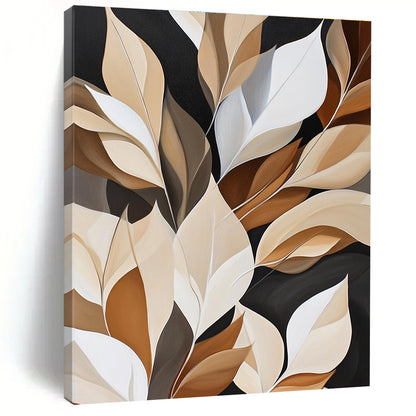 Beige and Brown Leaves for Modern - Minimalist Living Room & Sophisticated Office STSC367