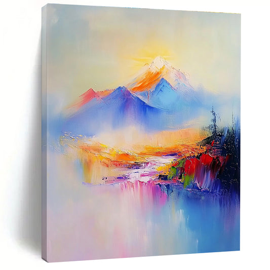 Colorful Mountain Landscape for Adventure - Themed Hotel & Bohemian Living Room STSC323