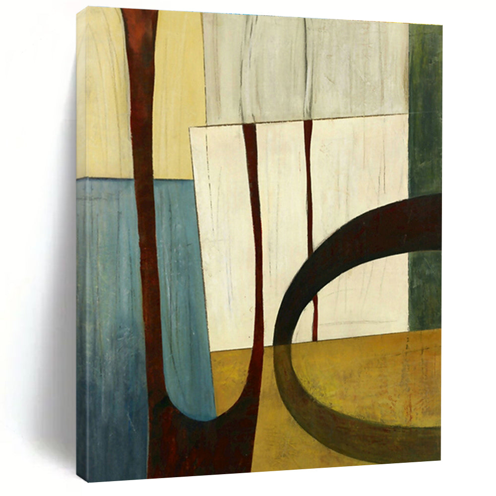 Geometric Color - Block Art for Modern Office Conference Room & Creative Studio Lounge DLZ0956