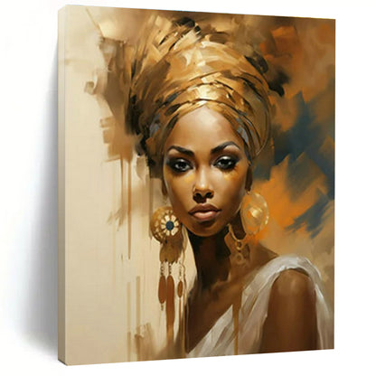 Female Portrait Oil Painting for Elegant Dressing Room & Cultural Center Exhibit DLZ1717