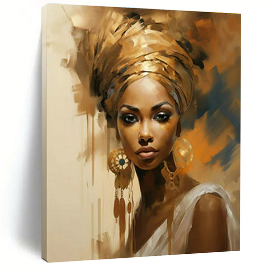 Female Portrait Oil Painting for Elegant Dressing Room & Cultural Center Exhibit DLZ1717