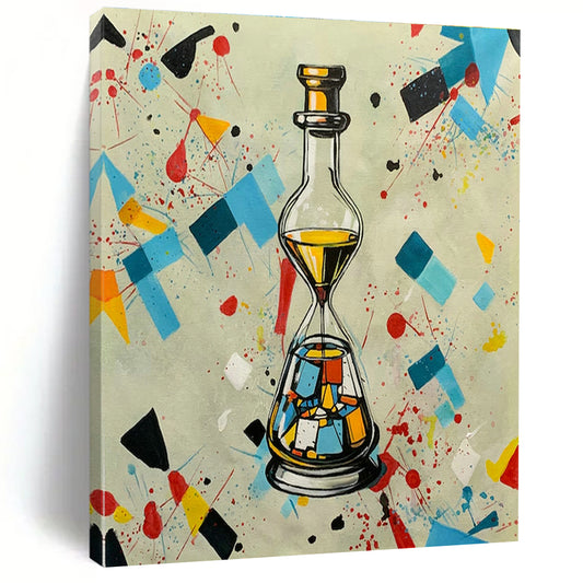 Creative Bottle - Shaped Abstract Art for Artistic Bar & Eclectic Home Living Room DLZ1594