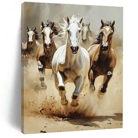 Galloping Horses for Equestrian Club Lounge & Bold Home Study STSC1013
