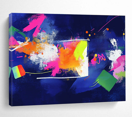Neon Color Splash Art for Trendy Nightclub & Creative Studio SC460