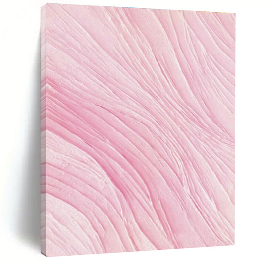Pink Wavy Abstract Art for Bedroom & Beauty Salon DLZ0591