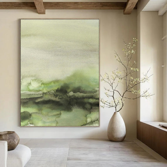 Light - Color Landscape Abstract Art for Living Room & Bedroom DLZ0521