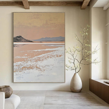 Desert Salt Lake Art for Bohemian - Style Gallery & Introspective Home Study STSC1435