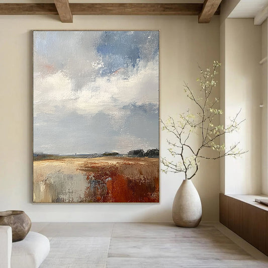 Abstract Landscape Field for Countryside Cottage & Art - Inspired Café STSC172