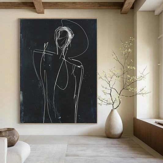Abstract Figure Sketch for Avant - Garde Art Studio & Edgy Urban Loft STSC977