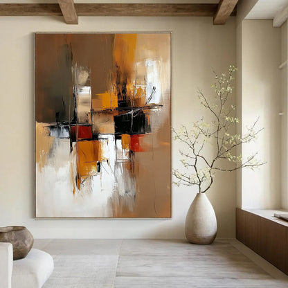 Geometric Abstract Composition for Modern Office & Architectural - Inspired Home STSC648
