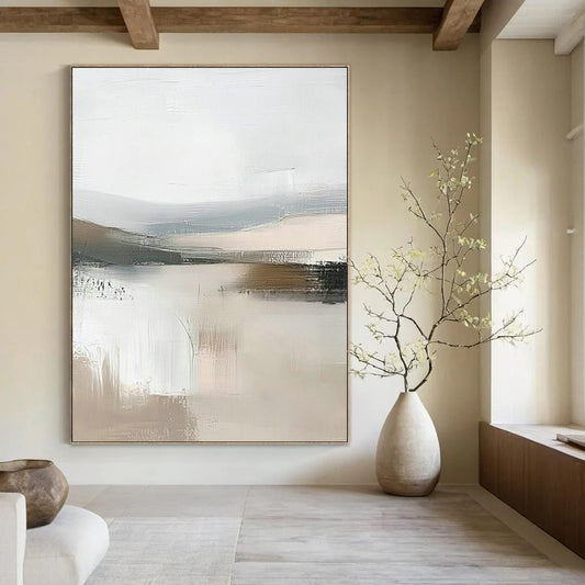 Minimalist Landscape Abstract Art for Modern Office Lounge & Zen - Themed Hotel Room DLZ0722