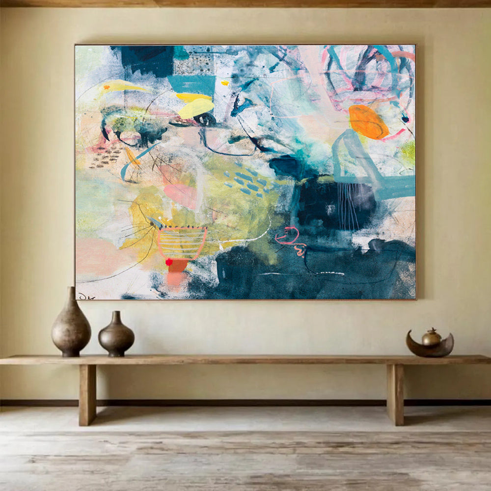 Colorful Creative Abstract Art for Artistic Studios DLZ2460