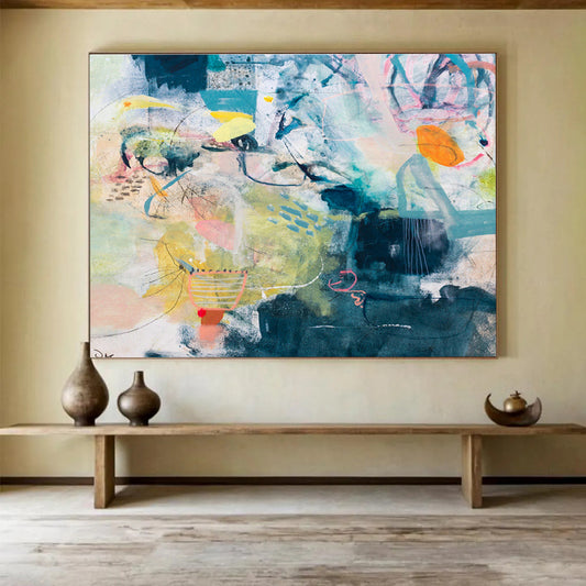 Colorful Creative Abstract Art for Artistic Studios DLZ2460