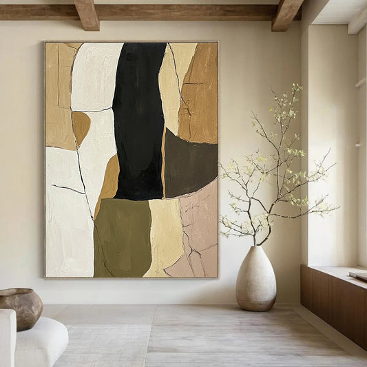 Geometric Neutral Shapes for Scandinavian - Style Home & Art Gallery STSC781