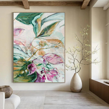 Floral Greenery Art for Boutique Hotel Lobbies DLZ0142