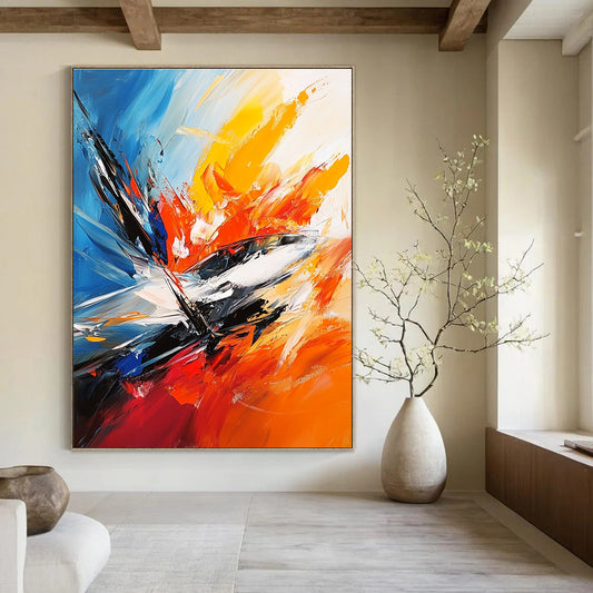 Dynamic Colorful Abstract Art for Studio & Lounge STSC703