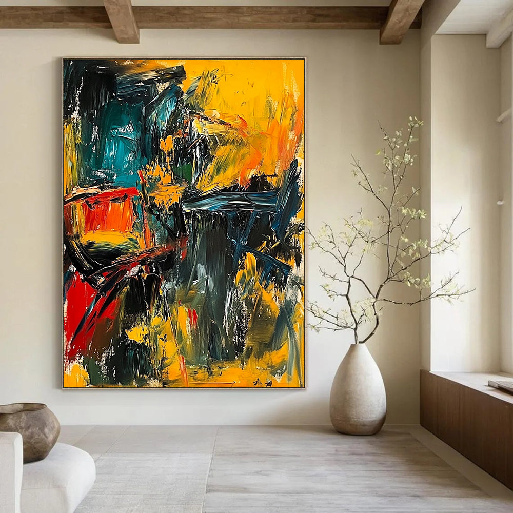 Expressive Abstract Composition for Modern Art Gallery & Urban Loft STSC553
