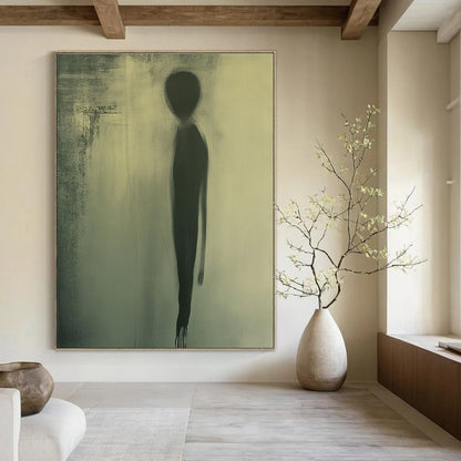 Shadowy Figure Silhouette for Avant - Garde Art Studio & Mysterious Library STSC992