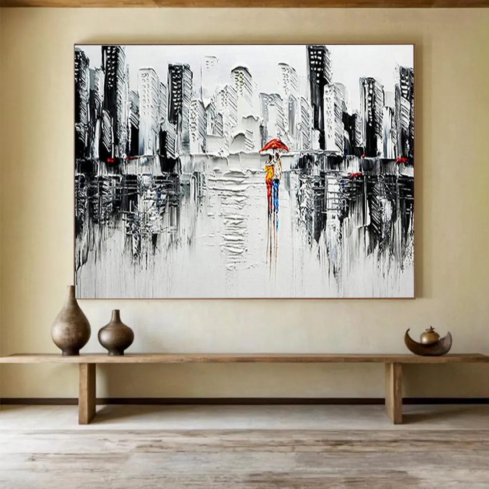 Cityscape Lover’s Art for Modern Loft Apartment Balcony Nooks DLZ3279