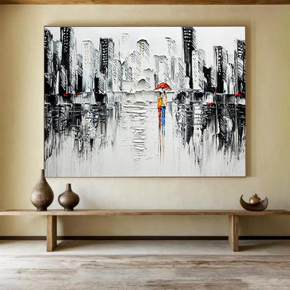 Cityscape Lover’s Art for Modern Loft Apartment Balcony Nooks DLZ3279