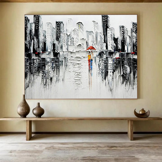 Cityscape Lover’s Art for Modern Loft Apartment Balcony Nooks DLZ3279