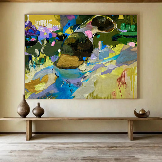 Colorful Animal Abstract Art for Family - Friendly Restaurant Kids’ Zones DLZ3307