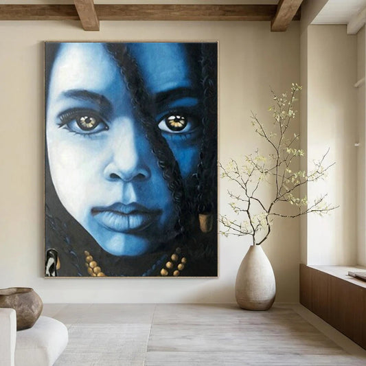 Portrait Oil Painting for Cultural Art Exhibition & Personal Home Family Room DLZ1609