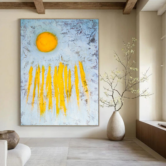 Abstract Sun Art for Beach House & Home Patio DLZ1096