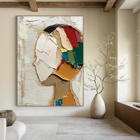 Abstract Head Composition for Modern Art Gallery & Creative Workplace STSC197