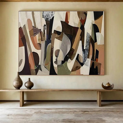 Cubist - Style Abstract for Creative Studio Lounge DLZ3005