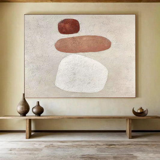 Minimalist Color - Block Abstract Art for Scandinavian Office DLZ2978