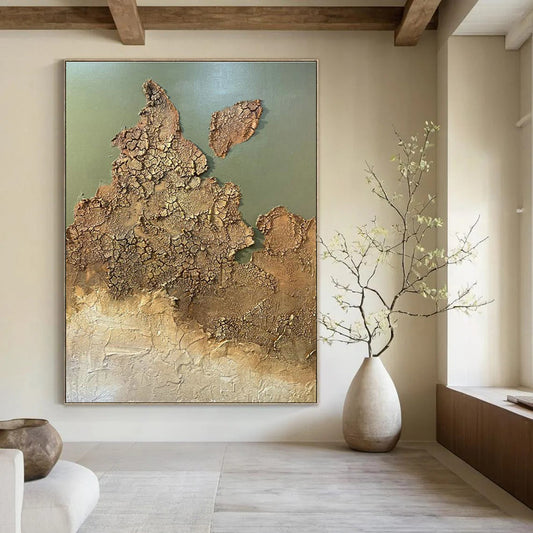 Textured Earth - like Abstract Art for Geology Museum Café & Nature - Themed Art Gallery DLZ2209