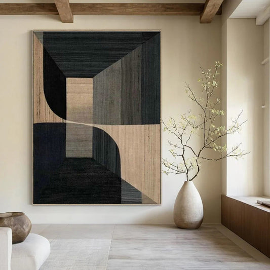 Geometric Space Abstract Art for Architectural Studio Displays DLZ0244
