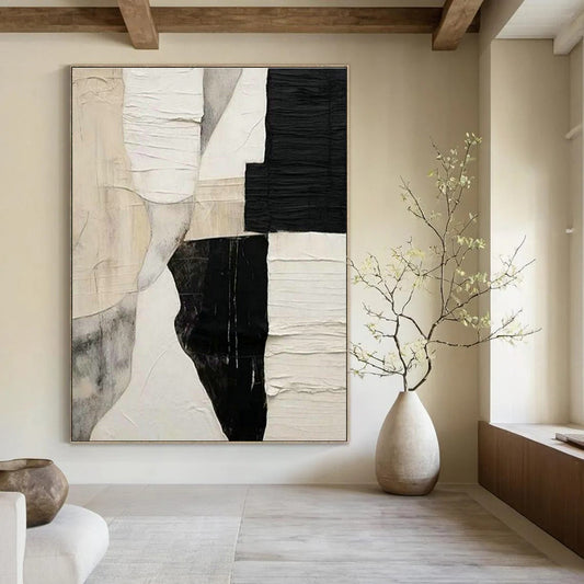 Collage - Texture Art for Modern Home Office Accent Walls DLZ0250