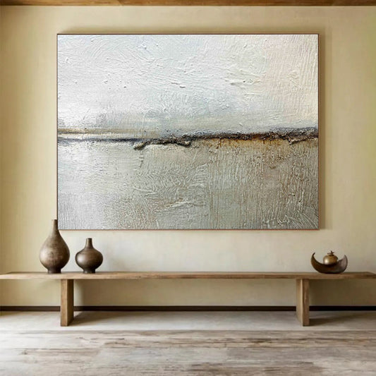 Gray - White Rust - Accent Art for Industrial - Chic Bar Wall Spaces DLZ3138
