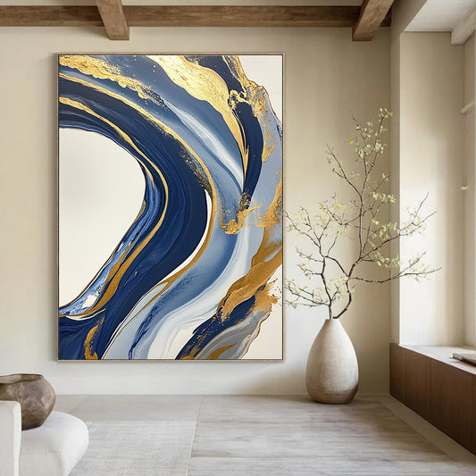 Dramatic Abstract Art for Coastal Restaurant & Art Gallery STSC032
