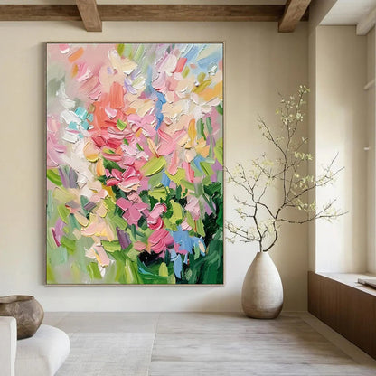 Impressionist Flower Bouquet Art for Garden Party Venue & French - Style Café DLZ1410