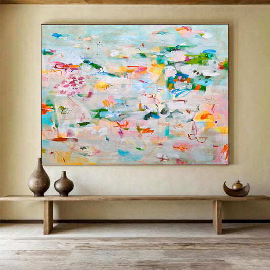 Light - Color Colorful Abstract Art for Bright Home Offices DLZ2420