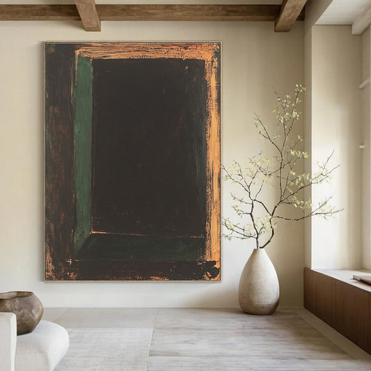 Dark Abstract Frame for Industrial - Style Loft & Art Studio Corridor STSC864