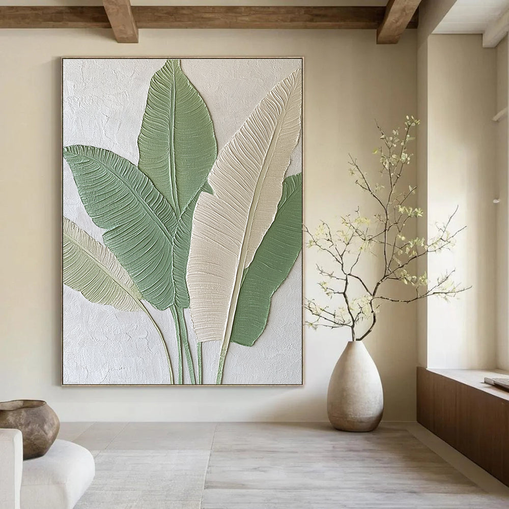 Tropical Relief Art for Beach House & Jungle - Themed Café STSC001