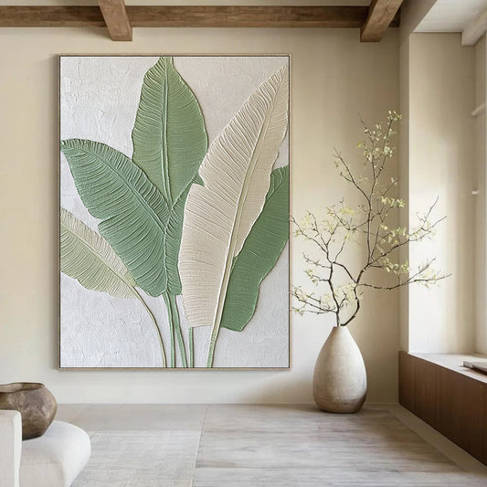 Tropical Relief Art for Beach House & Jungle - Themed Café STSC001