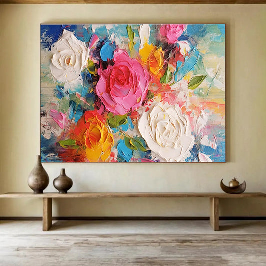 3D Floral Relief Art for Romantic Wedding Venue Ceremony Backdrops DLZ3268