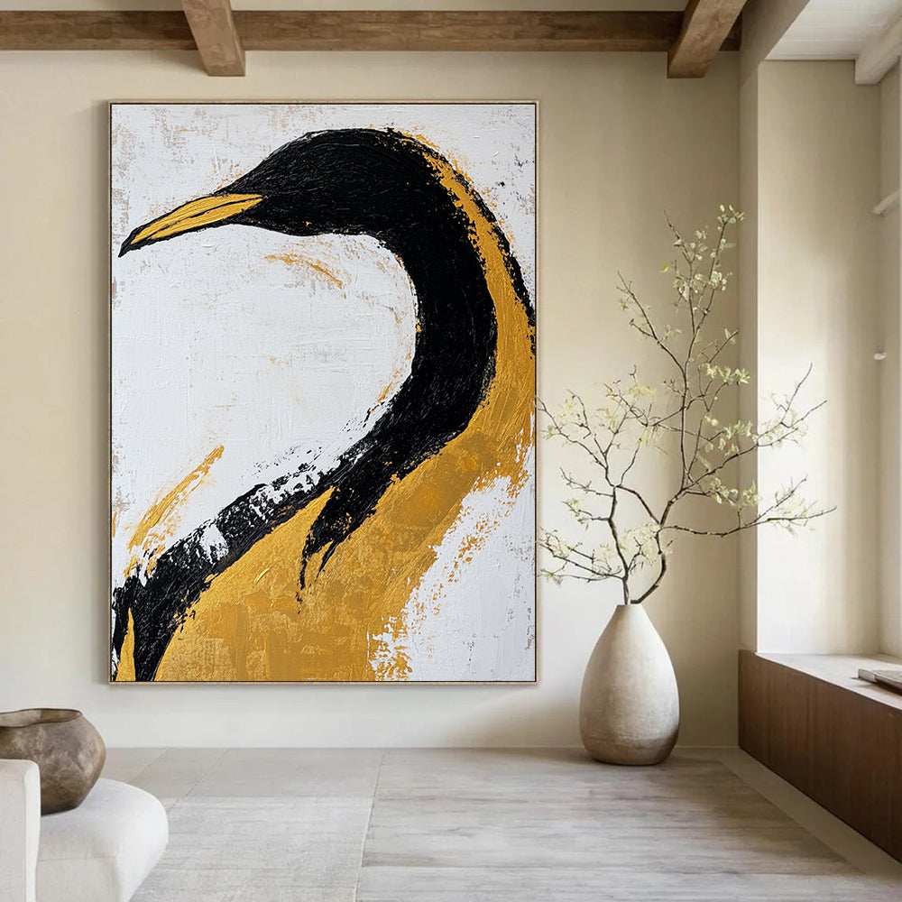 Stylish Avian Art for Art Deco Café & Luxury Home Office STSC011